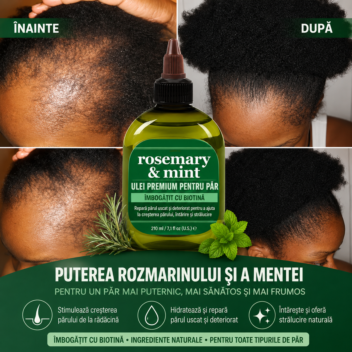 HairBoost – Ulei pentru Creșterea Părului.